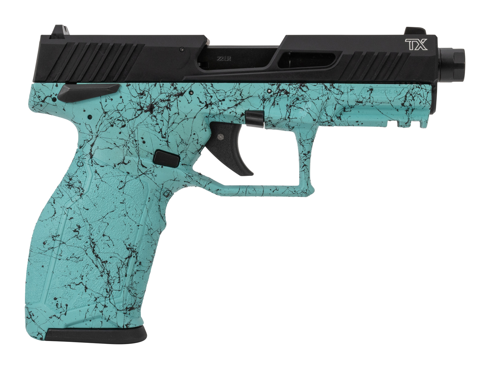 Taurus Tx Gen Lr Semi Auto Pistol Cyan Threaded Barrel