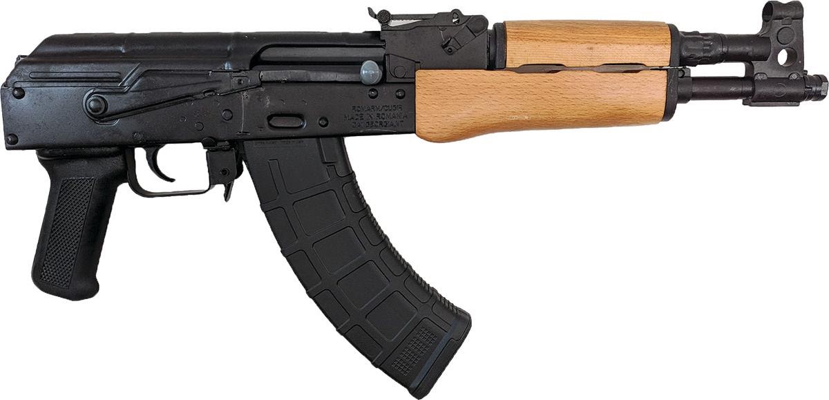 Century Arms Romanian Draco Stamped AK-47 Pistol - Black | 7.62x39 12. ...