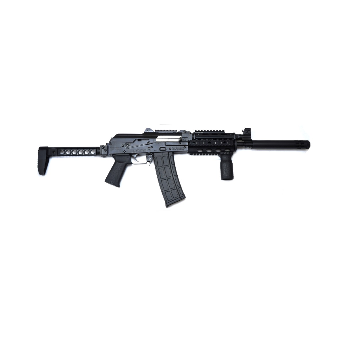 ZPAP85 AK Rifle 5.56x45 Quad rail Top MI LWS Stock Magpul Pistol