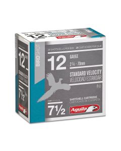 Box of Aguila 12GA GAME 2-3/4" 1-1/8OZ 1200 FPS #7.5 1CHB1217 shotgun shells