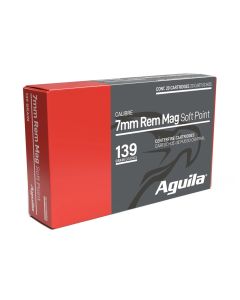 Aguila Ammunition 7mm Remington Magnum Rifle Ammo - 139 Grain | Soft Point