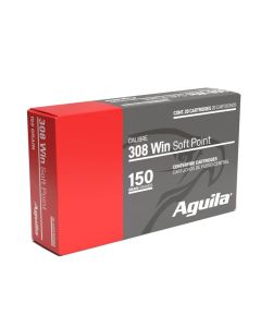 Aguila Ammunition .308 Win Rifle Ammo - 150 Grain | Soft Point