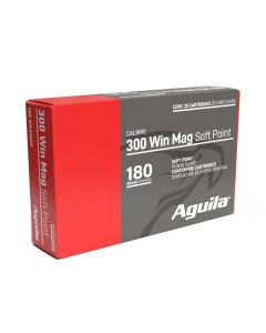 Aguila Ammunition .300 Win Mag Rifle Ammo - 180 Grain | Soft Point