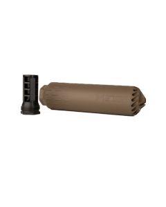 Huxwrx FLOW 762 Ti + Muzzle Break - FDE