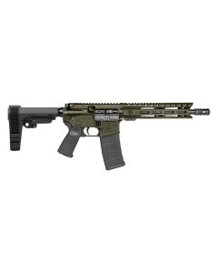 Diamondback Firearms Carbon DB-15 5.56 NATO Semi-Auto Pistol - OD Green | 10" Threaded Barrel | SBA3 Arm Brace |1x30rd Mag