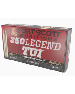 Fort Scott Munitions 350 Legend Rifle Ammo - 125gr | 20rd Box