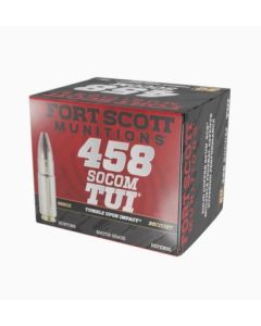 Fort Scott Munitions 458 SOCOM Rifle Ammo - 300gr | 20rd Box