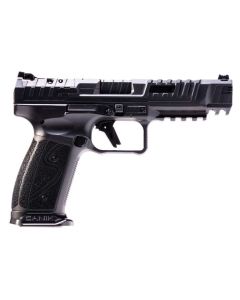 CANIK SFx RIVAL-S Pistol - Black | 9mm | 5" Barrel | 2 - 18rd Mag | Optic Cut w/ Co-witness Sights | Steel Frame