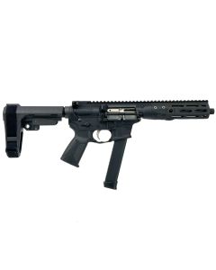 LWRC IC-9 AR Pistol - Black | 9mm | 8.5" Threaded Barrel | SBA3 Brace | Accepts Glock Mags
