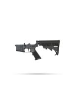 Bushmaster M4 Built Complete AR15 Lower Receiver - Black | BFI M4 Carbine Stock