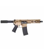 Diamondback DB15 AR Pistol - FDE | 5.56NATO | 7" Barrel | 6" M-LOK Rail