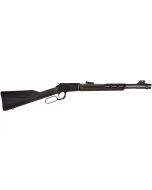 Rossi Rio Bravo Lever Action Rifle - Black | .22 LR | 18" Barrel | 15rd | Polymer Stock & Forend | Adj. Fiber Optic Sights