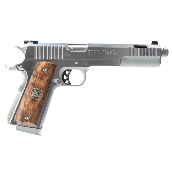 Arsenal Firearms Dueller Prismatic Double Barrel Pistol Stainless 45acp 65 Twin Ported 9085