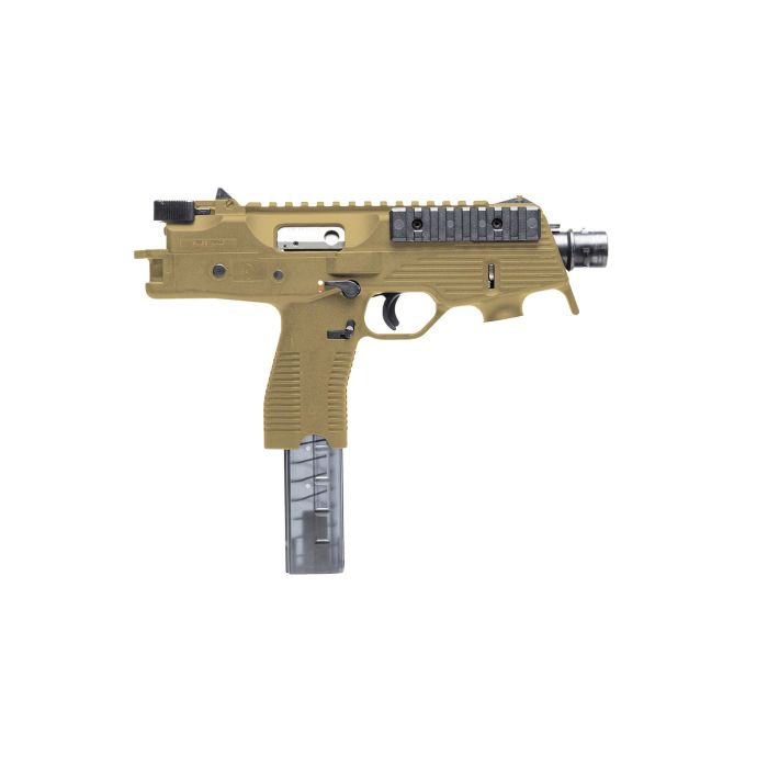 B&T TP9 Pistol - Coyote Tan | 9mm | 5" Threaded Barrel | 30rd | W/ 25mm ...