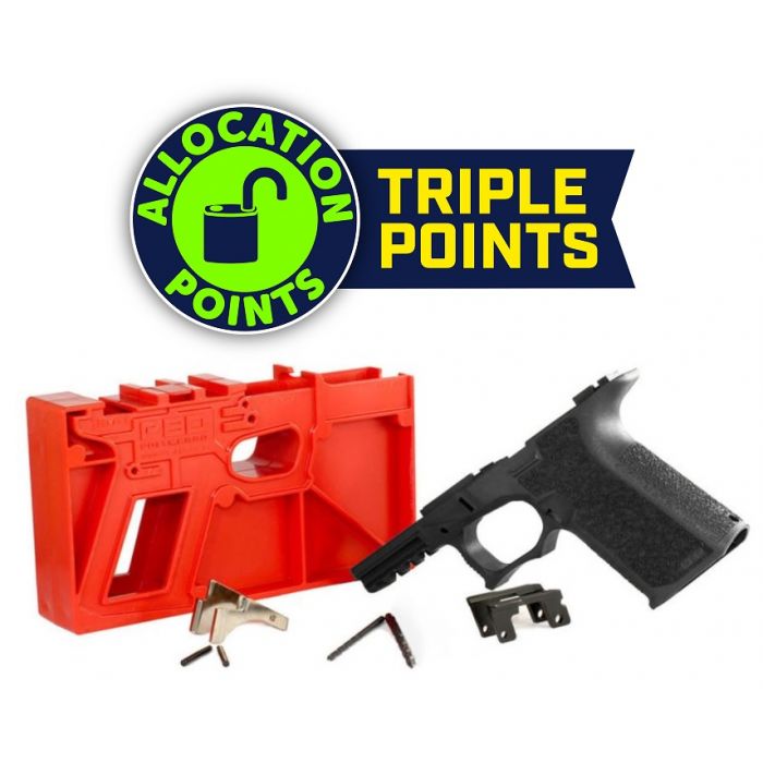 Polymer 80 Pf940c 80 Compact Pistol Frame Kit V1 Black Compatible With Glock 19 23 Gen 3 2nd Amendment Wholesale