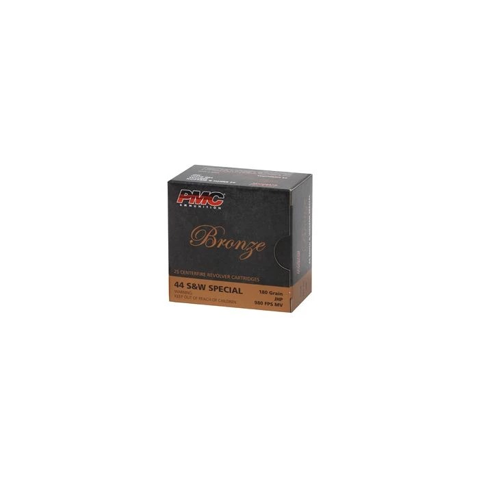 PMC Bronze .44 S&W Special Handgun Ammo 180 Grain JHP 25rd Box - Pistol ...