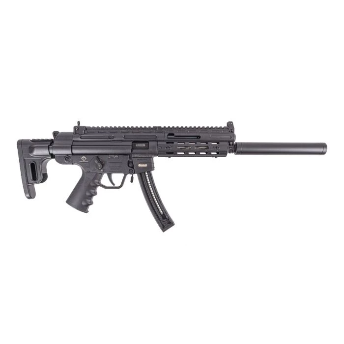 ATI GSG-16 Carbine - Black | .22LR | 16.25" Barrel | 22rd | Faux Suppressor | M-LOK Handguard